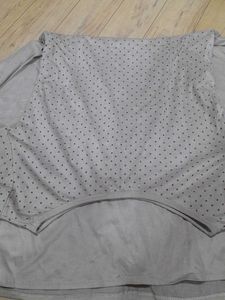 Gray Polka Dot Dress