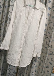 Denim Co. Over Size Shirt