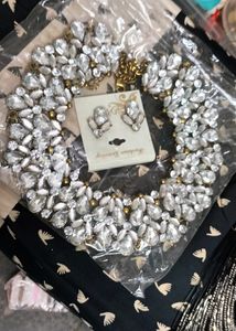 Brand new diamond necklace and airing