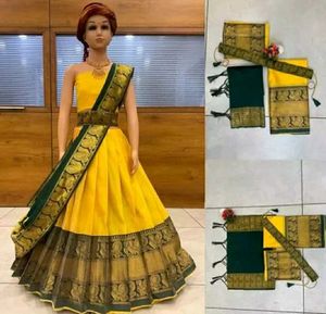SILK LEHENGA BLOUSE DUPPATTA BELT (TOTALLY NEW)