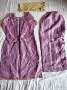 Organza Kurta Set