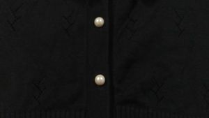 Black Lace Trim Cardigan