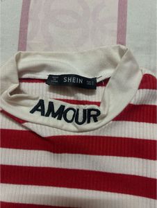 Striped Amour Top