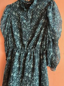 Floral Print Mini Dress