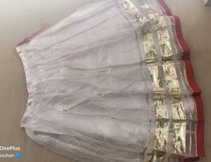 White Organza Rajputi Poshak 💗