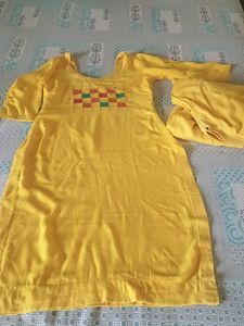 yellow salwar kurti 💌