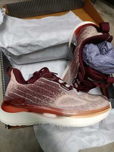 Trenz Running Shoes - Burgundy/Beige