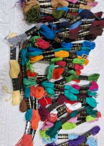 Embroidery Thread Pack Of 25 Mix Color