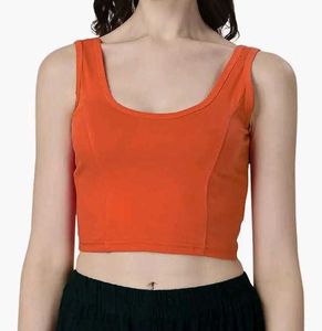 Orange Crop Top