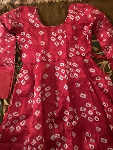 Red Ethnic Gown