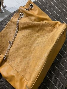 Marie Claire Mustard Shoulder Bag