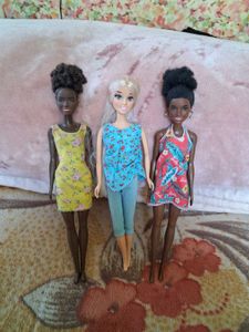 Barbie Dolls - Set of 3