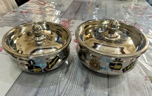 Stainless Steel Serving/Storage Bowls  (Set of 2)