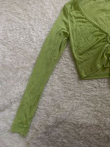 Green Long Sleeve Top