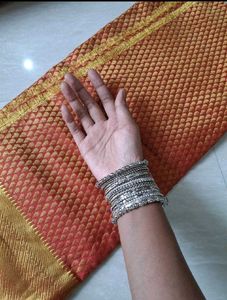 Pure Banarasi Saree With Blouse Piece✨️🛺💚🌿