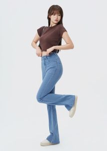 Baby Blue Bootcut Flare Jeans- 28