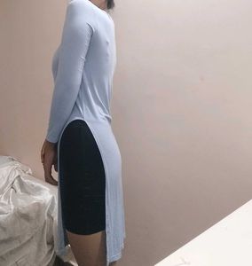 Blue Casual Dress