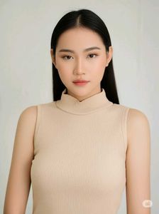 Ribbed Mock Neck Tank Top