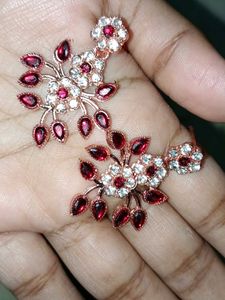 Rose Gold Flower Digine Jewellery Set