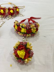 Handmade Haldi Jewellery For Bride