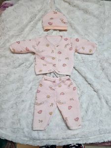 Adorable Baby Pink Outfit Set