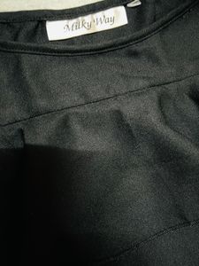 Black Ruffle Maxi Dress