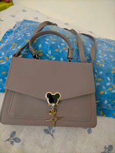 Cute Grey Shoulder Bag