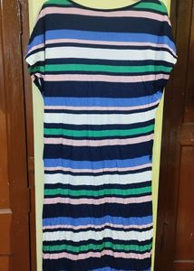 Cute Multicolor Striped Dress
