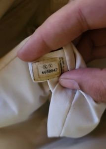 Chanel Beige Canvas Monogram Bag (Authenticated)