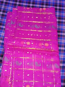 Beautiful Rose Colour Net saree!✨