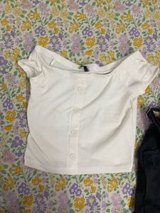 Denim Dungree With Tshirt