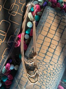 Gold Tone Layered Necklace