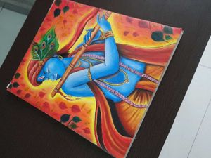 Oil Colour Canvas Painting