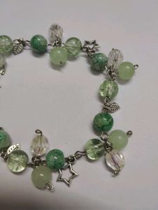Greeny Beads Bracelet