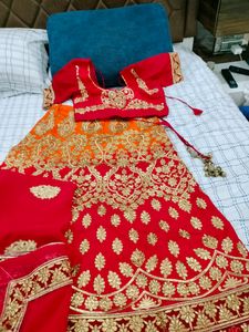 New Heavy Lehenga Choli Paani Tar Mein Bhi Pahan S