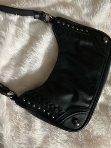 Y2k Zara Leather Studded Crossbody Bag