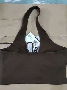 H&amp;M Women Short Halterneck Top