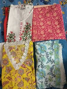 4 Kurta Sets Combo