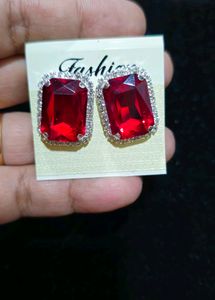 Red Rambo Stone Studs