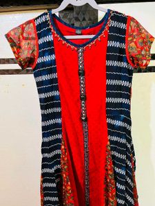 Colorful Ethnic Kurta New Wdt Tag