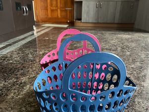 Pink &amp; Blue Laundry Baskets