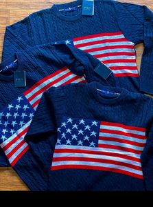Polo American Flag Sweater