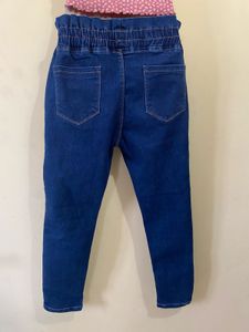 Blue belted Jeans