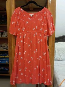 Floral Print Dress with lining