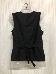 Ricace Black Formal Waistcoat