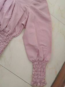 Cute Pink Smocked Top