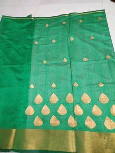 Elegant Green Saree