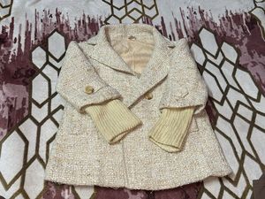 Cute Girl&#39;s Tweed Jacket