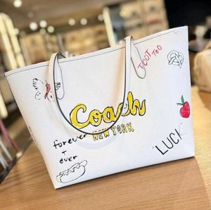 Coach City tote bag with sketch print* WD BOX