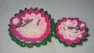 Handcrafted Krishna Dress Set lotus flower dess